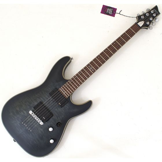 Schecter C-1 Platinum Guitar See-Thru Black Satin B-Stock 1070 sku number SCHECTER790-B1070