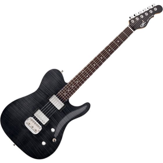 G&L Tribute ASAT Deluxe Carved Top Electric Guitar Trans Black sku number TI-ASTD-C38R43R0