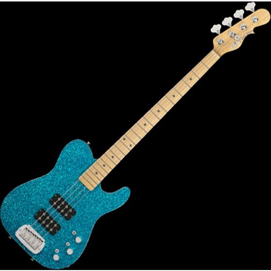 G&L USA ASAT Tom Hamilton Electric Bass in Turquoise Metal Flake sku number 107775