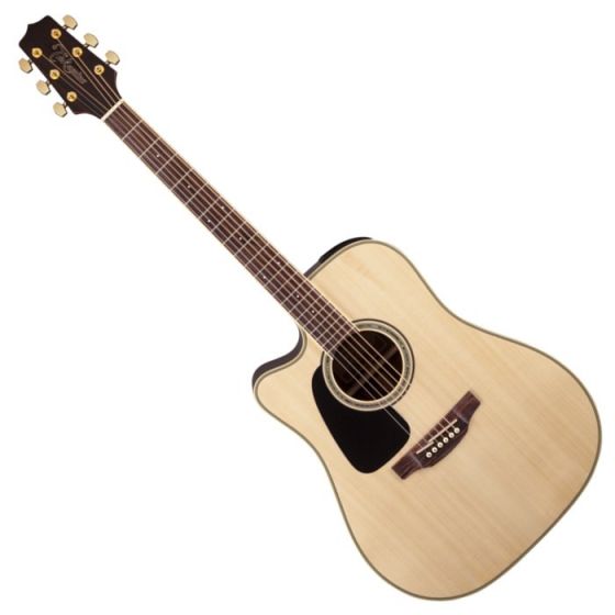 Takamine GD51CELH-NAT G-Series G50 Cutaway Left Handed Acoustic Electric Guitar in Natural Finish sku number TAKGD51CELHNAT