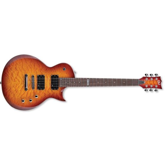 ESP LTD EC-100QM Quilt Maple Faded Cherry Sunburst Guitar B-Stock sku number LEC100QMFCSB.B