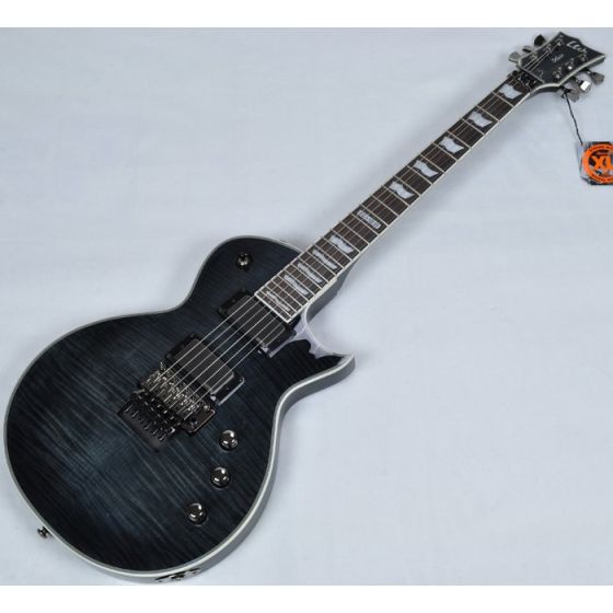 ESP LTD Deluxe EC-1001FR in See-Thru Black Guitar B-Stock sku number LEC1001FRSTBLK.B