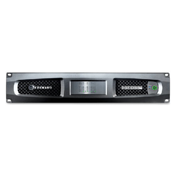 Crown Audio DCi 4|2400N Four-channel 2400W @ 4Ω Power Amplifier with BLU Link 70V/100V sku number GDCI4X2400N-U-US