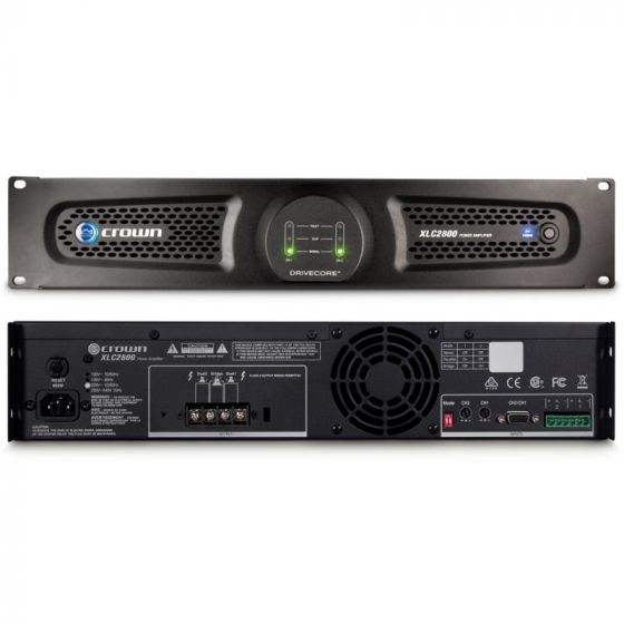 Crown Audio XLC 2800 Two-channel 800W Power Amplifier sku number XLC2800
