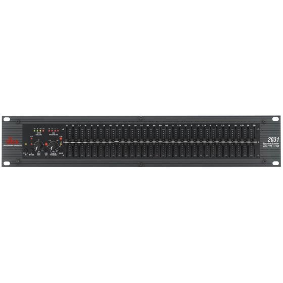 dbx 2031 Graphic Equalizer/Limiter with Type III sku number DBX2031