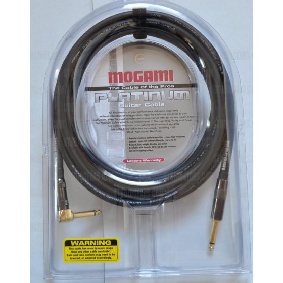 Mogami Platinum Guitar R Cable 12 ft. sku number PLATINUM GUITAR-12R