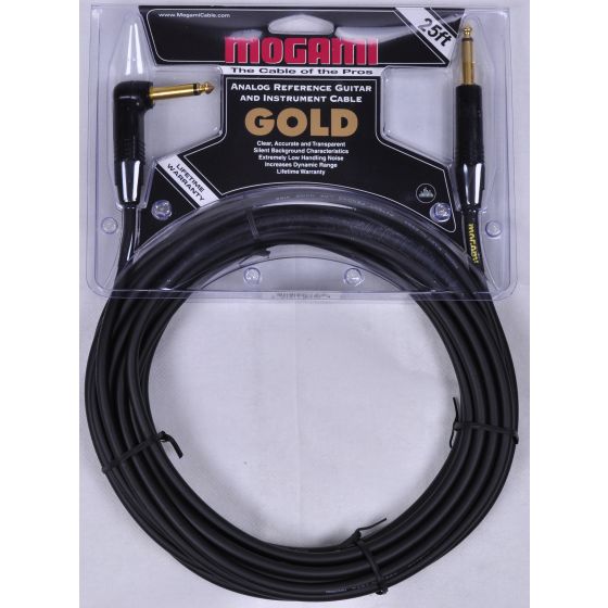 Mogami Gold Instrument R Cable 25 ft. sku number GOLD INSTRUMENT-25R