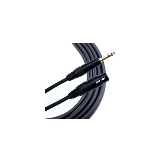 Mogami Gold TRS-XLRF Cable 15 ft. sku number GOLD-TRSXLRF-15