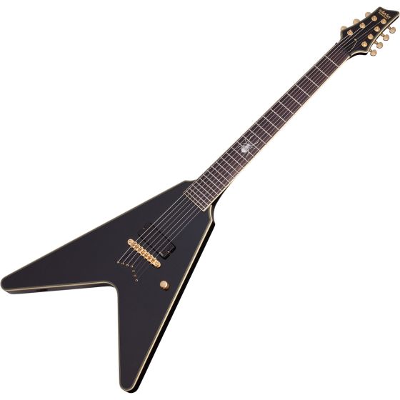 Schecter Signature Chris Howorth V-7 Electric Guitar Metallic Black sku number SCHECTER257