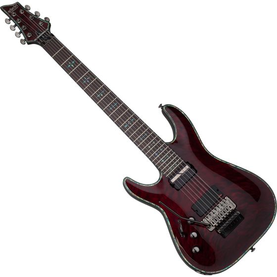 Schecter Hellraiser C-7 FR S Left-Handed Electric Guitar Black Cherry sku number SCHECTER1833