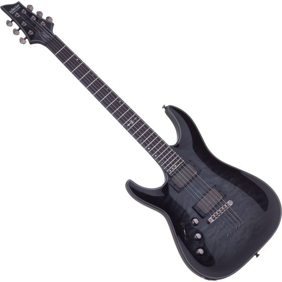 Schecter Hellraiser Hybrid C-1 Left-Handed Electric Guitar Trans Black Burst sku number SCHECTER1928