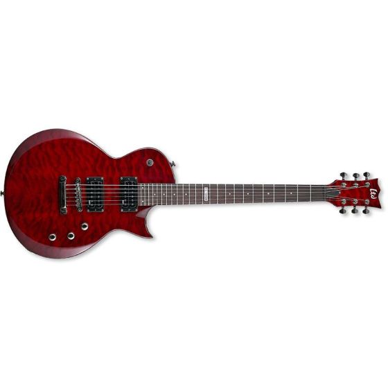 ESP LTD EC-100QM Quilt Maple See-Thru Black Cherry Guitar sku number LEC100QMSTBC
