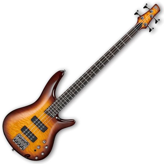 Ibanez SR400EQM-BBT SR Series Electric Bass in Brown Burst Finish sku number SR400EQMBBT