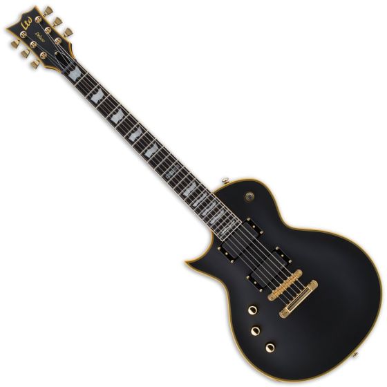 ESP LTD Deluxe EC-1000 VB Vintage Black Lefty Guitar sku number LEC1000VBLKLH