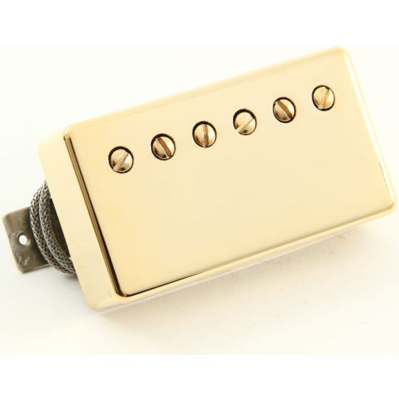 Seymour Duncan Humbucker SH-1B 4-Conductor Bridge Gold Cover sku number 11101-05-Gc4C