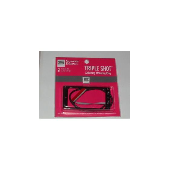 Seymour Duncan TS-1S Triple Shot Mounting Ring Switching System Flat Set sku number 11806-02