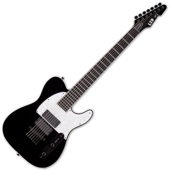 ESP LTD SCT-607B Stephen Carpenter Baritone Electric Guitar in Black sku number LSCT607BBLK