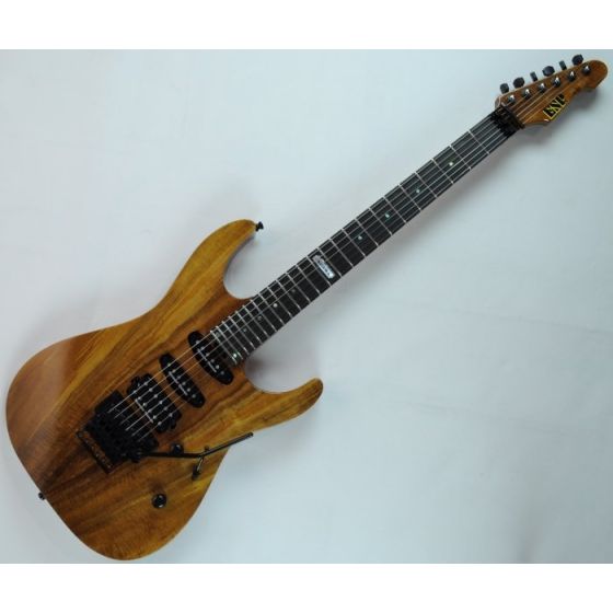 ESP USA M-III Koa Top Electric Guitar in Natural Gloss Finish sku number EUSMIIIKOANATS