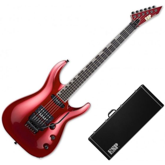 ESP Horizon-I Electric Guitar in Deep Candy Apple Red with Case sku number EHORIDCAR