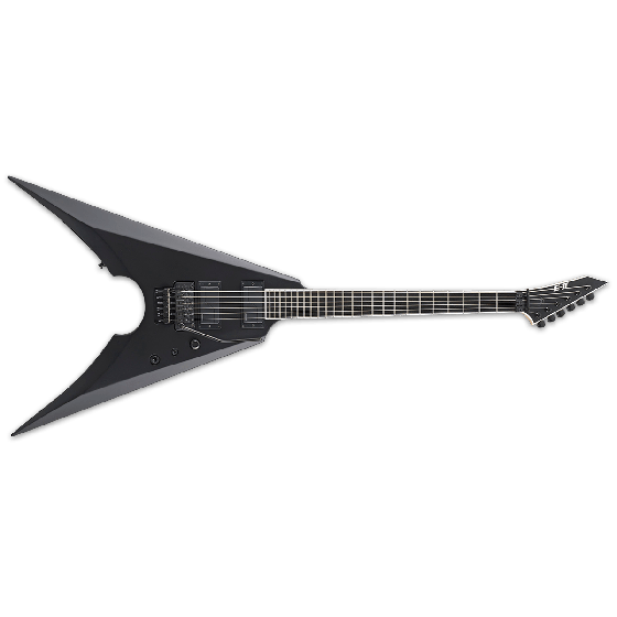 ESP E-II MK-I Mille Petrozza Electric Guitar in Black Satin sku number EIIMKIBLKS