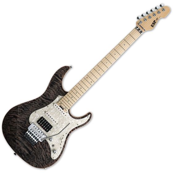 ESP Snapper CTM 24 Frets Electric Guitar in See Thru Black sku number ESNAPCTM24MFRSTBLK