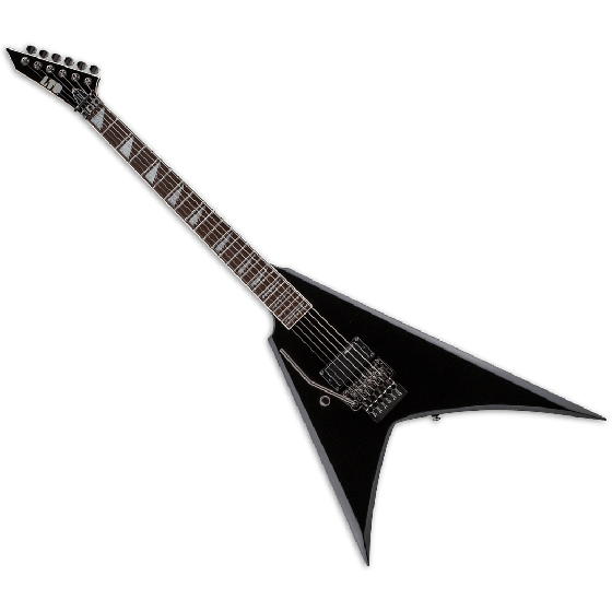 ESP LTD Alexi-200 Left Hand Guitar in Black Finish sku number LALEXI200BLKLH