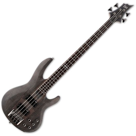 ESP LTD B-204SM Electric Bass in See Thru Black Satin sku number LB204SMSTBLKS