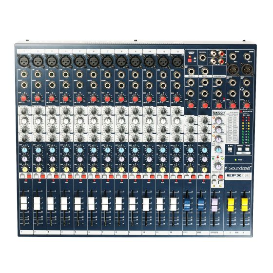 Soundcraft EFX12 Lexicon Effects Mixer sku number E535.100000US