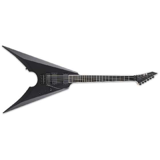 ESP E-II MK-I Mille Petrozza Electric Guitar in Black Satin B-Stock sku number EIIMKIBLKS.B