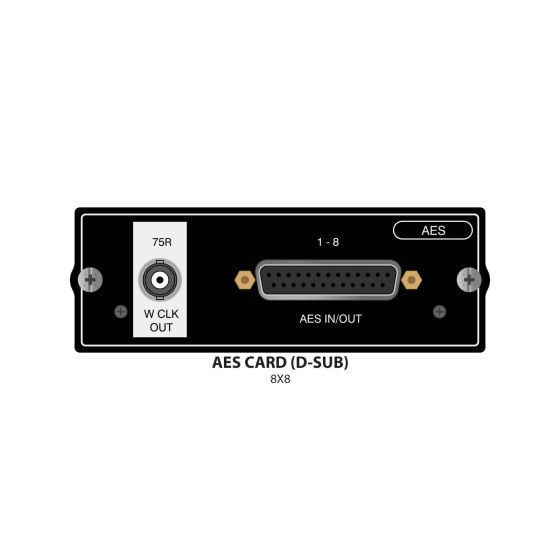 Soundcraft AES/EBU 8x8 D Type Card with Word Clock sku number A520.003000SP