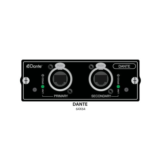 Soundcraft Dante Card 64x64 - Cat5 Dual Port sku number 5031819.v
