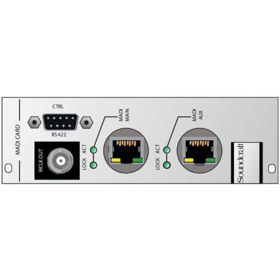 Soundcraft A949.055732.v ViSB Optical MADI HD Card (multimode) sku number A949.055732.v
