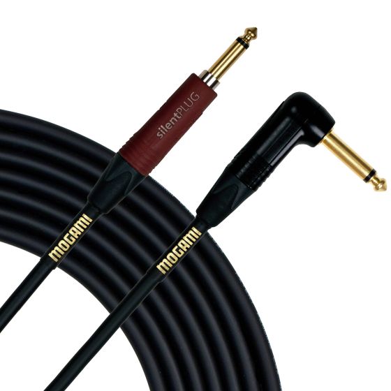 Mogami Gold Instrument Silent S R Cable 18 ft. sku number GOLD INST SILENT S-18R