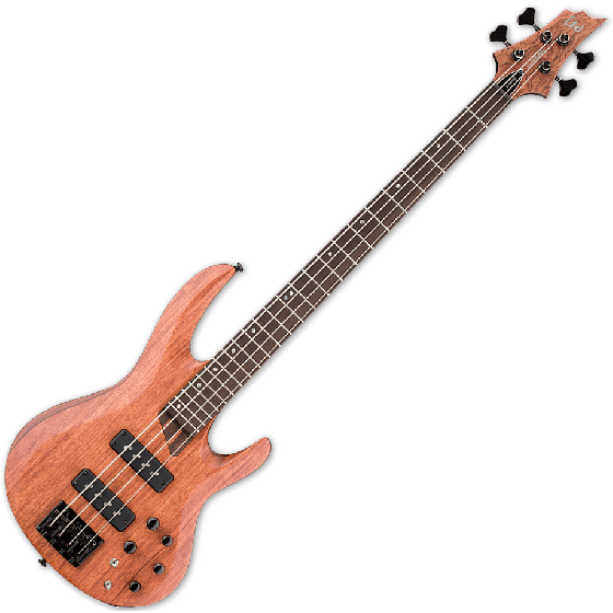 ESP LTD B-1004SE Bubinga Top Electric Bass in Natural Satin B-Stock sku number LB1004SEBNS.B