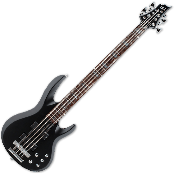 ESP LTD FB-208 Frank Bello 8 String Electric Bass in Black Satin B-Stock sku number LFB208BLKS.B