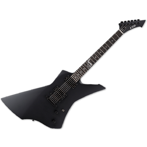 ESP LTD James Hetfield Snakebyte Electric Guitar in Black Satin B-Stock sku number LSNAKEBYTEBLKS.B