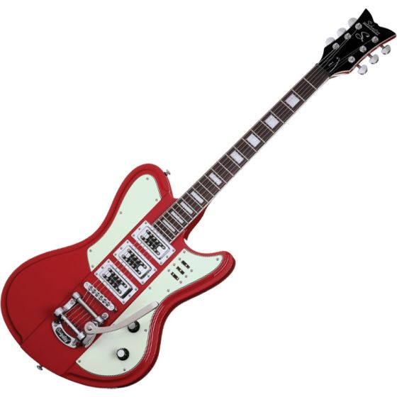 Schecter Ultra-III Electric Guitar in Vintage Red Finish sku number SCHECTER3154