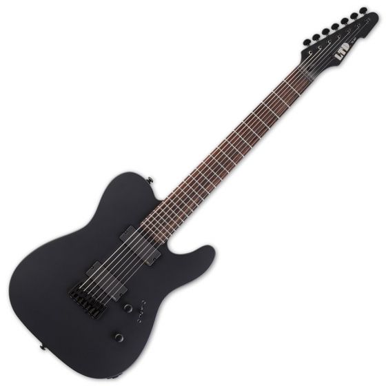 ESP LTD TE-407 Guitar in Black Satin Finish sku number LTE407BLKS