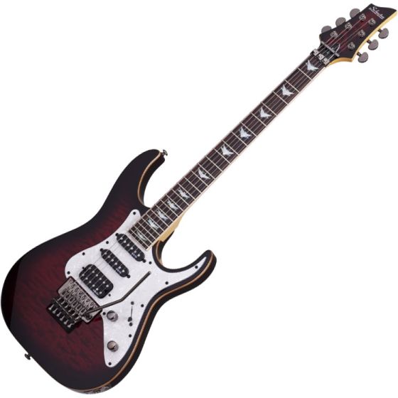 Schecter Banshee-6 FR Extreme Electric Guitar in Black Cherry Burst Finish sku number SCHECTER1995