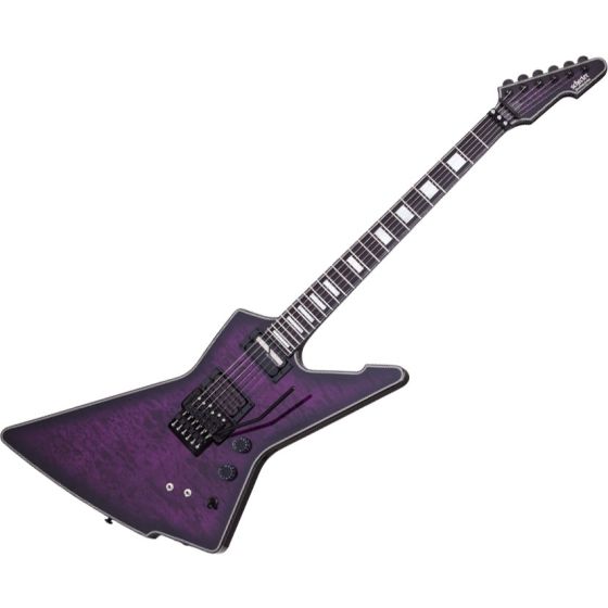 Schecter E-1 FR S Special Edition Electric Guitar in Trans Purple Burst sku number SCHECTER3071