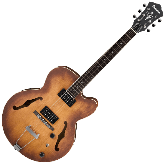 Ibanez Artcore AF55TF Hollow Body Electric Guitar in Tobacco Flat Finish sku number AF55TF