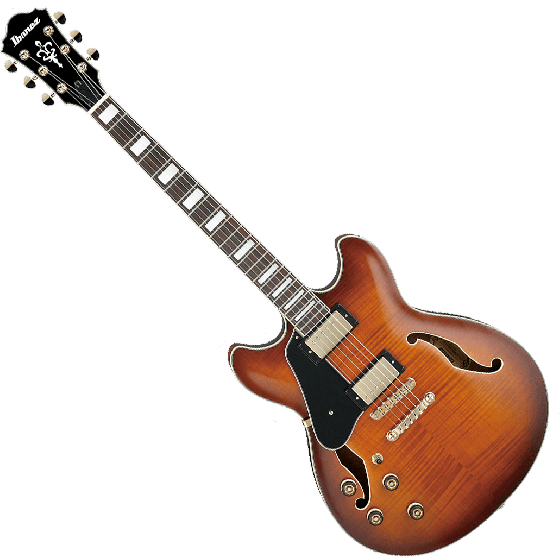 Ibanez Artcore Expressionist AS93L Left-Handed Semi-Hollow Electric Guitar in Violin Sunburst sku number AS93LVLS