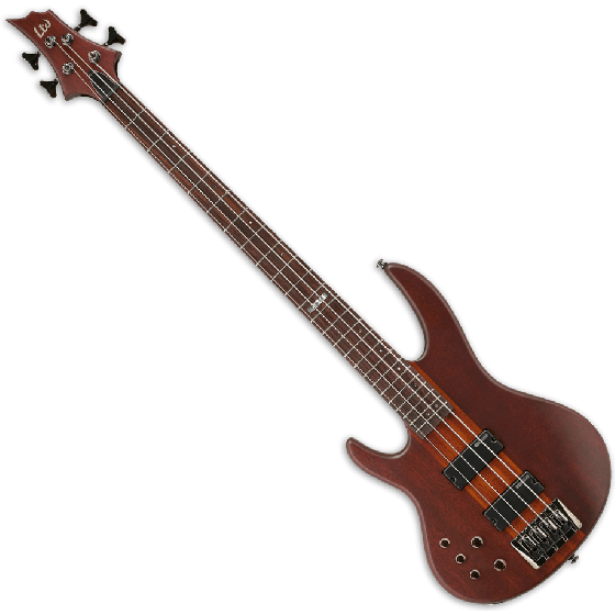ESP LTD D-4 Left Handed Bass Guitar in Natural Satin sku number LD4NSLH