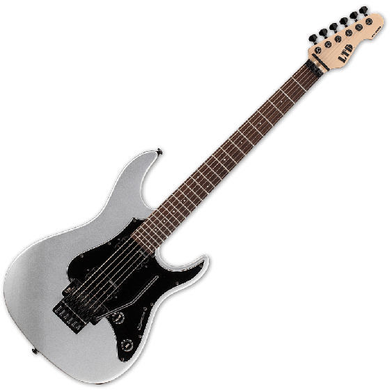ESP LTD SN-200FR Electric Guitar in Metallic Silver sku number LSN200FRRMS