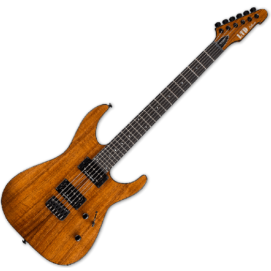 ESP LTD M-1000HT Koa Top Electric Guitar in Natural sku number LM1000HTKNAT