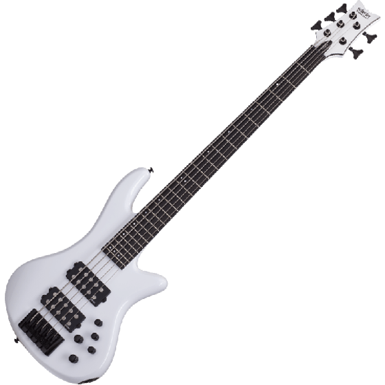 Schecter Stiletto Stage-5 Electric Bass Gloss White sku number SCHECTER2482