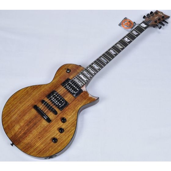 ESP LTD Deluxe EC-1000 KOA Top Guitar in Natural B-Stock sku number LEC1000KNAT.B