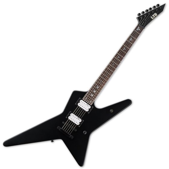 ESP GUS-200 BLKS 2015 Gus G. Signature Electric Guitar in Black Satin sku number LGUS200BLKS