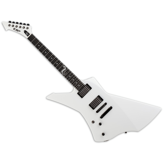 ESP James Hetfield Snakebyte Signature Left-Handed Electric Guitar Snow White sku number ESNAKEBYTESWLH