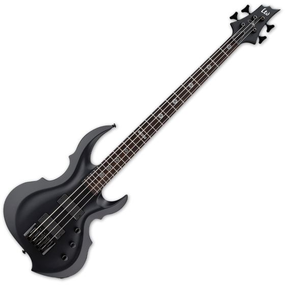 ESP LTD Tom Araya TA-604 FRX Signature Electric Bass Black Satin sku number LTA604FRXBLKS